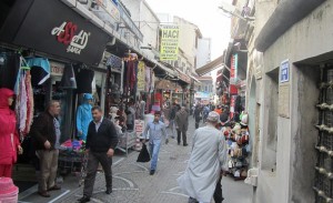 Gata med affärer i Istanbul