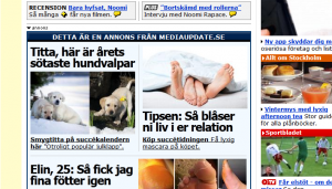 Advertorial på aftonbladet.se